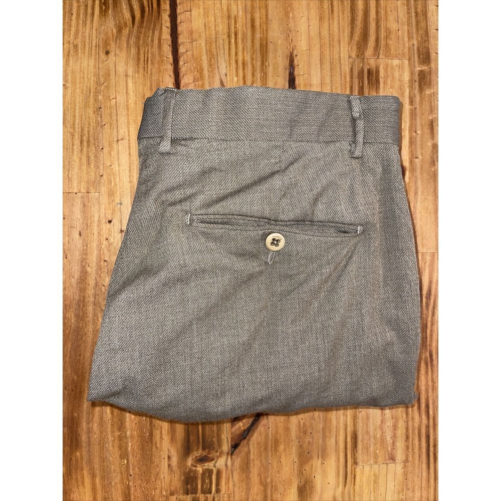 Zanella Noah 100% Virgin Wool Men's Pants Beige 32x28.5 (alterable Inseam)